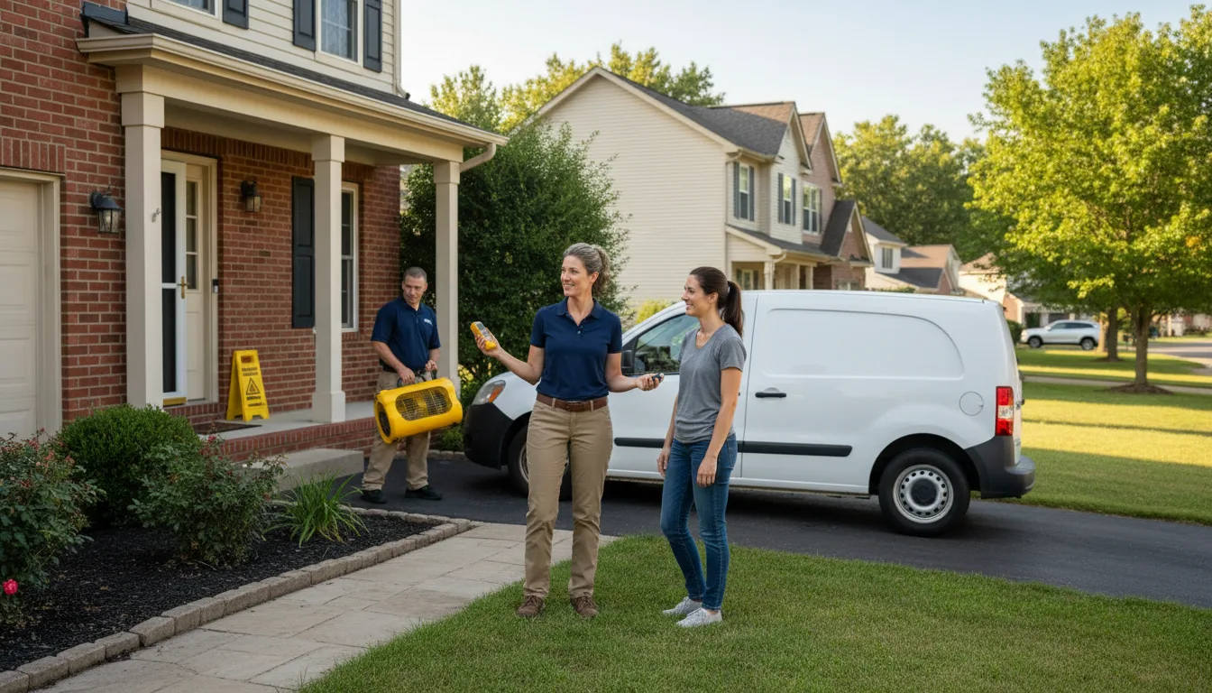 Water restoration image for Dehumidification And Cleanup Services in Hamburg, NY